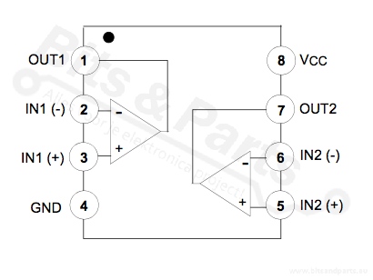 IC LM358 OpAmp